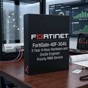 FortiGate-40F-3G4G – Service RMA prioritaire avec remplacement du matériel sous 4 heures et intervention sur site