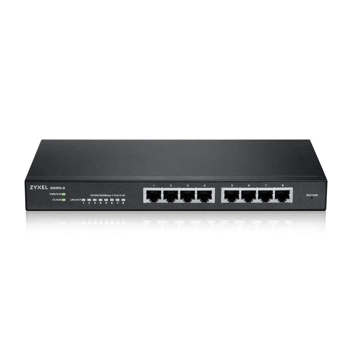 Switch Zyxel GS1915-8 Géré L2 Gigabit Ethernet (10/100/1000)