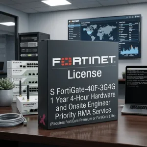 FortiGate-40F-3G4G – Service RMA prioritaire avec remplacement du matériel sous 4 heures et intervention sur site