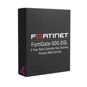 FortiGate-50G-DSL – Service RMA prioritaire avec livraison du matériel le jour ouvré suivant
