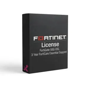 FortiGate-50G-DSL – Support FortiCare Essential