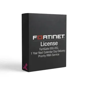FortiGate-50G-DSL – Service RMA prioritaire avec livraison le jour ouvrable suivant