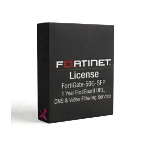 FortiGate-50G-SFP – Service FortiGuard de filtrage des URL, DNS et contenus vidéo