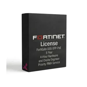 FortiGate-50G-SFP-PoE – Service RMA prioritaire avec remplacement du matériel et intervention d'un ingénieur sur site