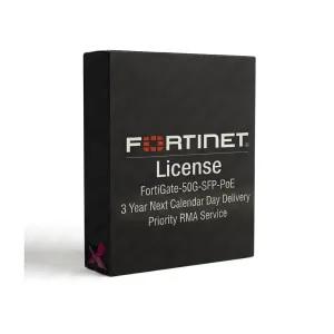 FortiGate-50G-SFP-PoE – Service RMA prioritaire avec livraison le jour ouvrable suivant