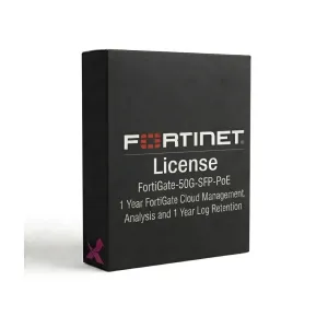 FortiGate-50G-SFP-PoE – Gestion et analyse FortiGate Cloud avec conservation des journaux