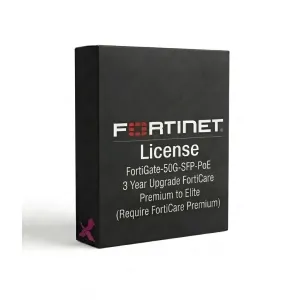 FortiGate-50G-SFP-PoE – Mise à niveau de FortiCare Premium vers FortiCare Elite