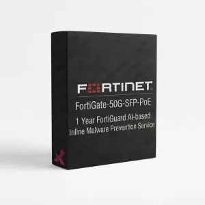FortiGate-50G-SFP-PoE – Service FortiGuard de prévention des logiciels malveillants en ligne basé sur l’IA  - Achat & Vente 07.1