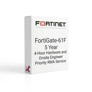 FortiGate-61F – Service RMA prioritaire avec livraison du matériel sous 4 heures et intervention sur site d’un ingénieur