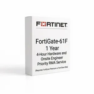 FortiGate-61F – Service RMA prioritaire avec matériel sous 4 heures et intervention d’un ingénieur sur site