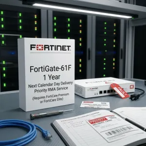 FortiGate-61F – Service RMA prioritaire avec livraison le jour calendaire suivant