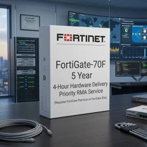 FortiGate-70F – Service RMA prioritaire avec livraison du matériel sous 4 heures