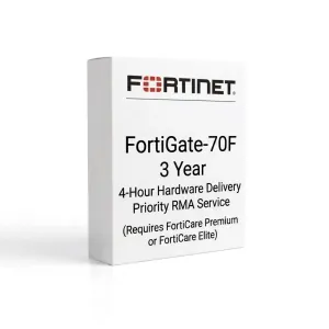 FortiGate-70F – Service RMA prioritaire avec livraison du matériel sous 4 heures