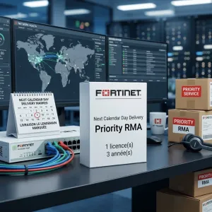 Fortinet – Service RMA prioritaire avec livraison le jour calendaire suivant