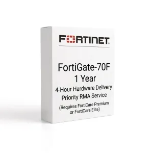 FortiGate-70F – Service RMA prioritaire avec livraison du matériel sous 4 heures (FortiCare Premium ou FortiCare Elite requis)