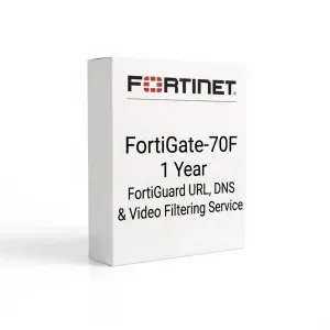 FortiGate-70F – Service FortiGuard de filtrage des URL, DNS et vidéos