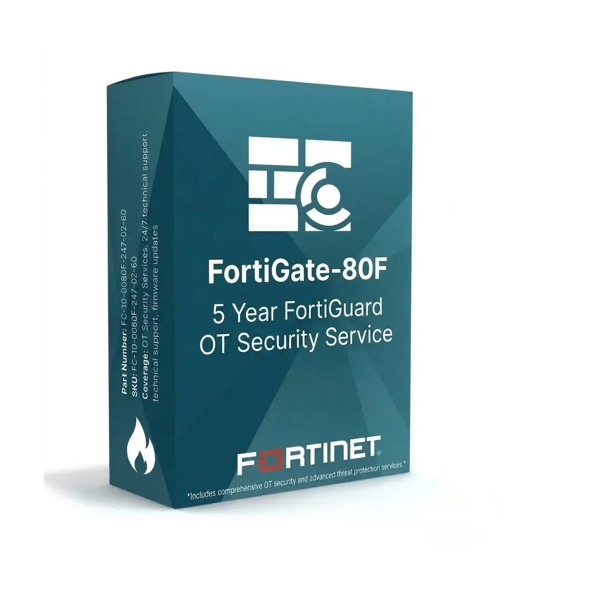 FortiGate-80F – Service de sécurité OT FortiGuard