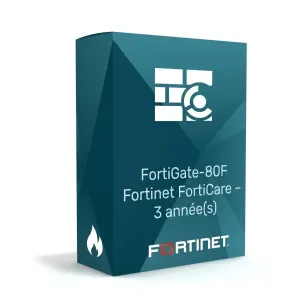 FortiGate-80F – Fortinet FortiCare 3 année(s)