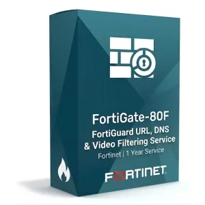 FortiGate-80F – Service FortiGuard de filtrage des URL, DNS et vidéos