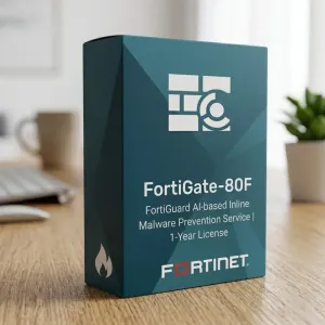 FortiGate-80F – Service FortiGuard de prévention en ligne des logiciels malveillants basé sur l’IA