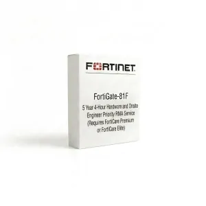 FortiGate-81F - Service RMA prioritaire avec matériel et ingénieur sur site en 4 heures