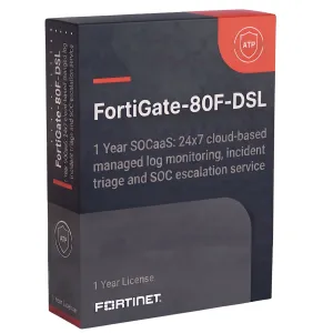 FortiGate-80F-DSL – SOCaaS: service de surveillance des journaux, de triage des incidents et d’escalade vers le SOC