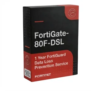 FortiGate-80F-DSL Service de prévention des pertes de données FortiGuard