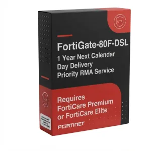 FortiGate-80F-DSL Service RMA prioritaire