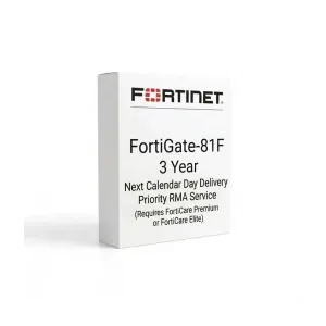 FortiGate-81F - Service RMA prioritaire avec livraison le jour ouvrable suivant