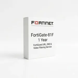 FortiGate-81F - Service de filtrage d'URL, DNS et vidéo FortiGuard pour 1 an