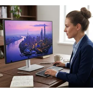 ECRAN DELL 27 MONITOR UHD 4K 3840x2160 IPS BLACK LED HDMI - DELL-U2725QE