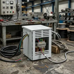 Transformateur monophasé 10kVA - pri 230V à 400V et sec 115V à 230V-042505